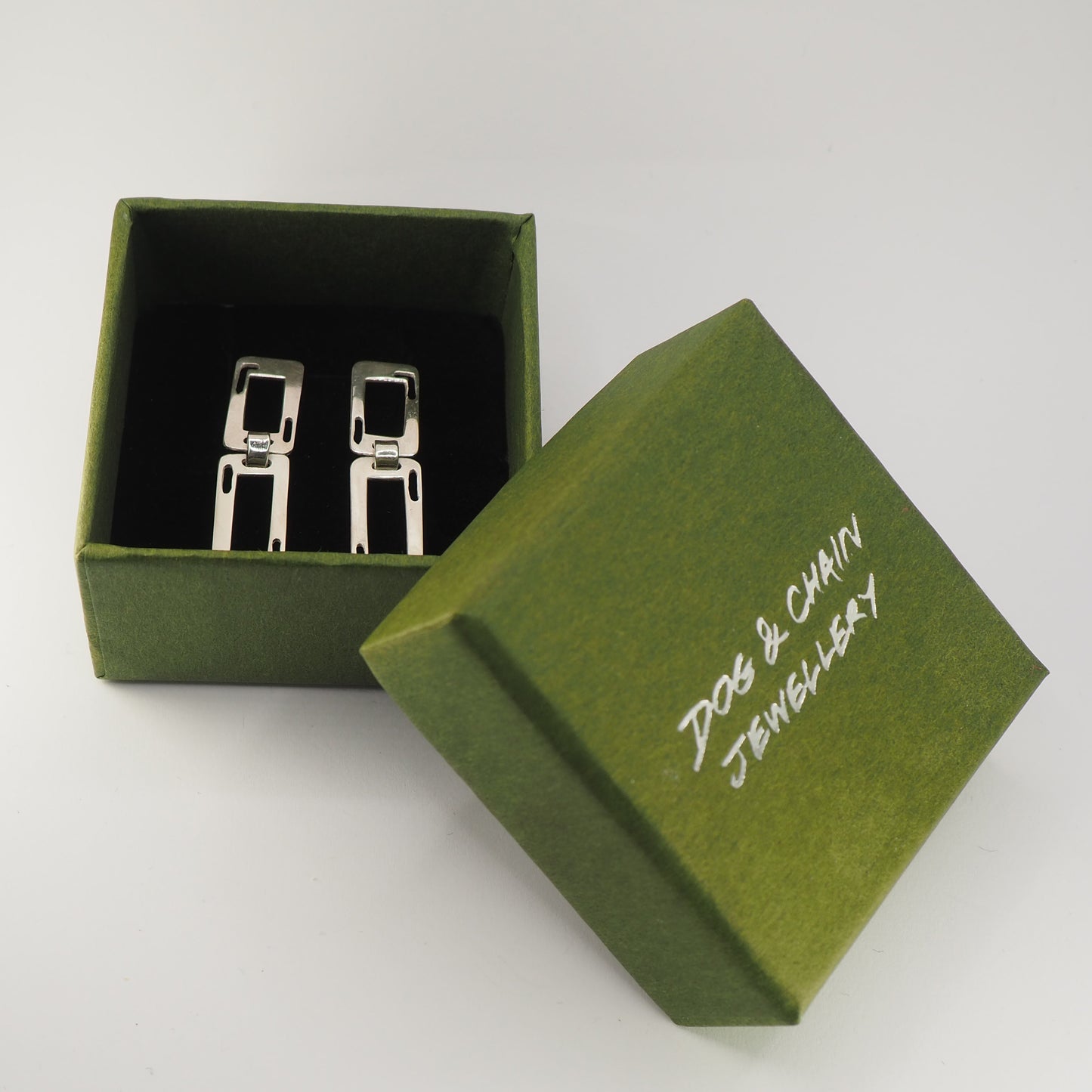 Rectangular Hinged Earrings