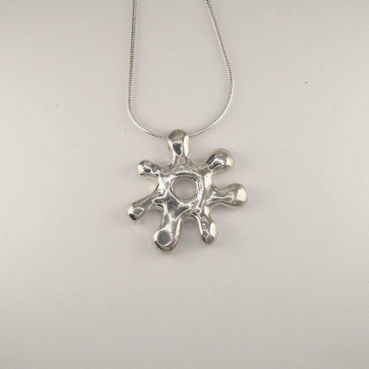 Splodge Flower Pendant