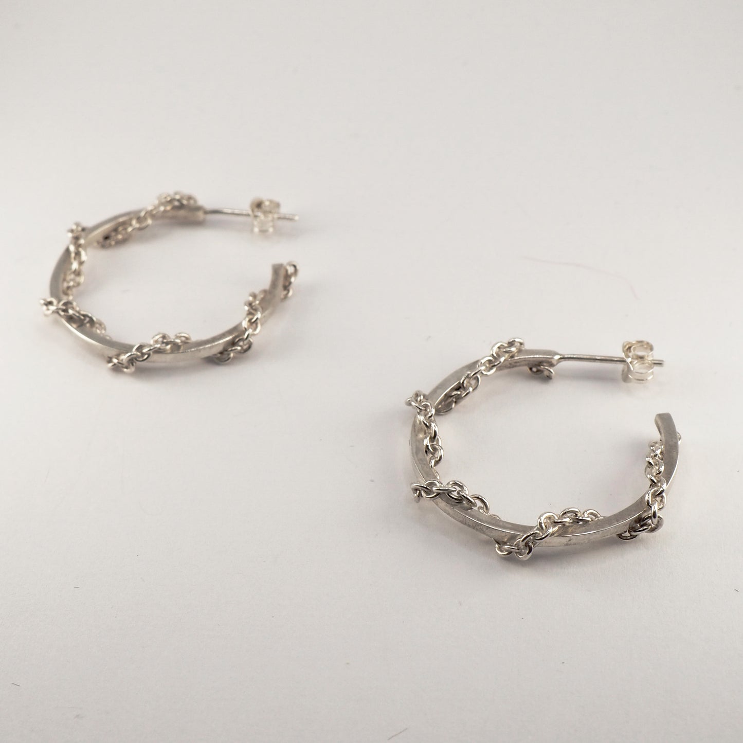 Chain Wrapped Hoops