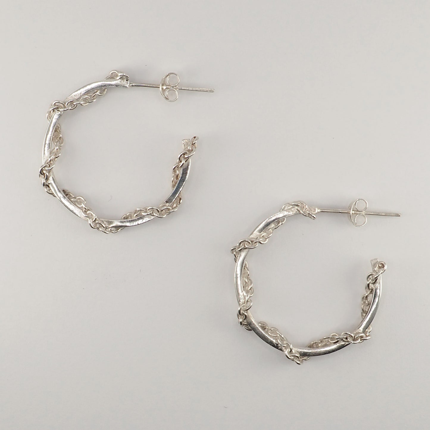 Chain Wrapped Hoops