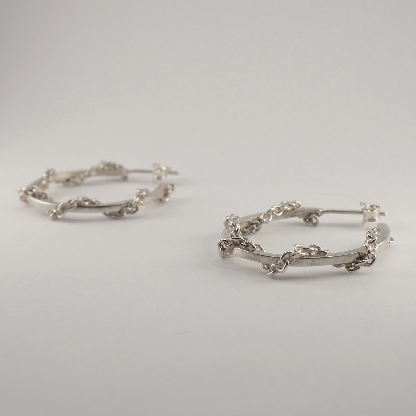 Chain Wrapped Hoops