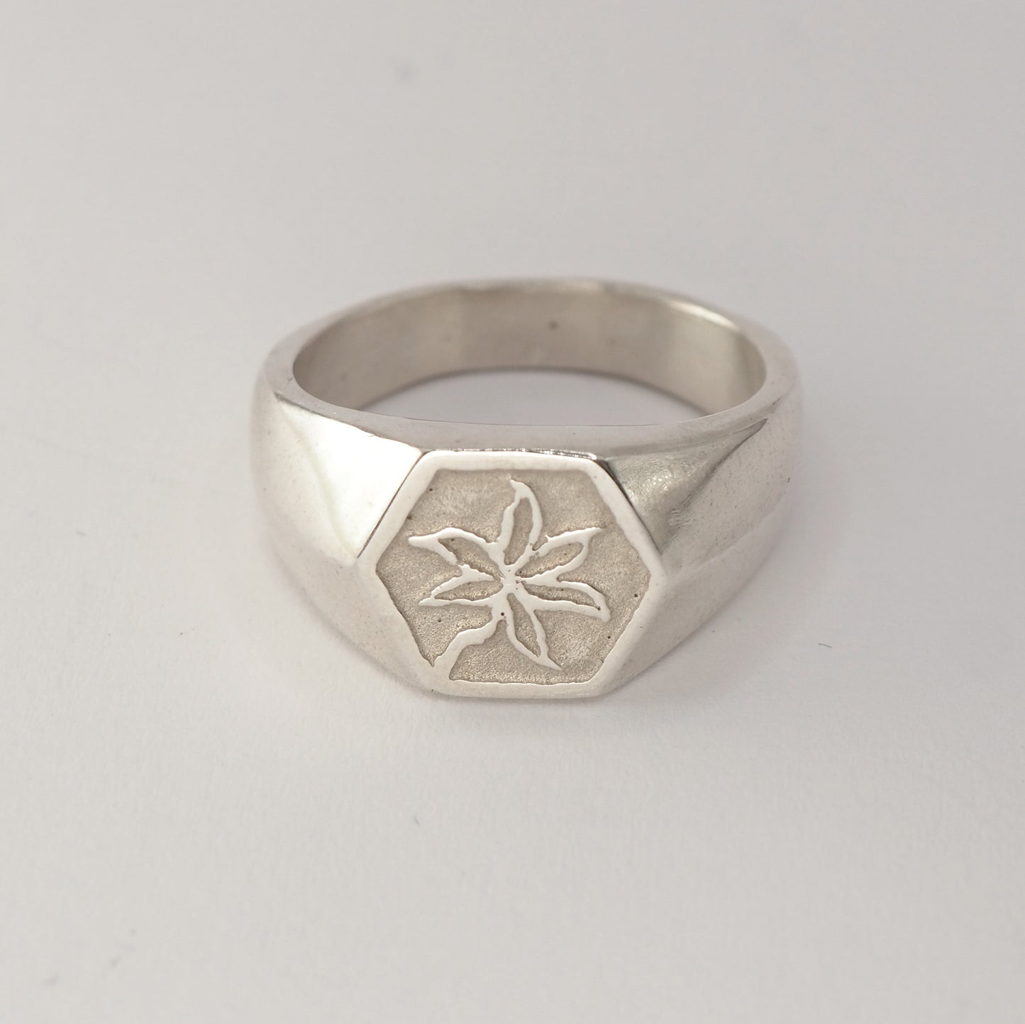 Flower Signet Ring