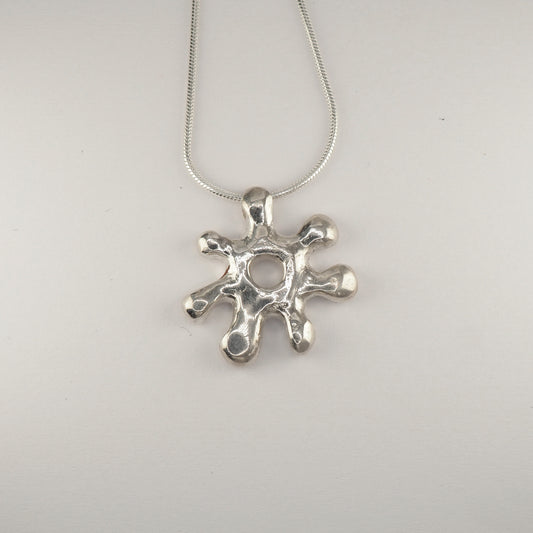 Splodge Flower Pendant